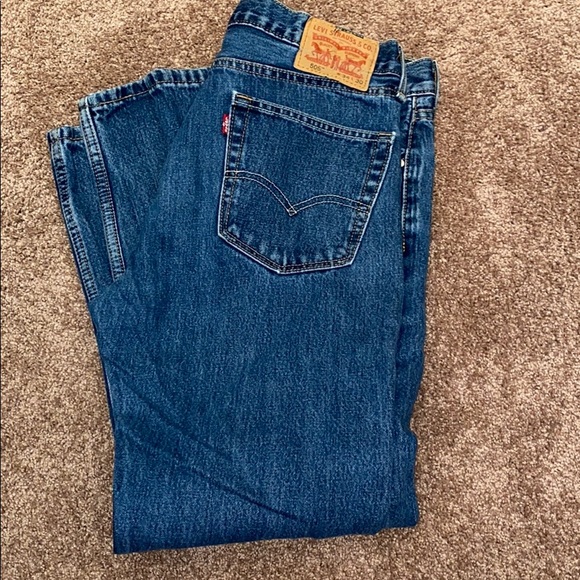 Levis 505 denim jeans 34Wx 30L - Picture 4 of 5